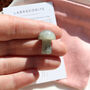 Labradorite Mushroom Crystal Gift With Pouch And Card, thumbnail 1 of 8