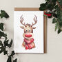 Set Of Five Hand Painted Christmas Cards, thumbnail 8 of 12