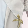 Bride To Be Cotton White And Gold Sash, thumbnail 3 of 4