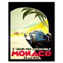 Motor Race Grand Prix Monaco Monte Carlo Art Print, thumbnail 1 of 3