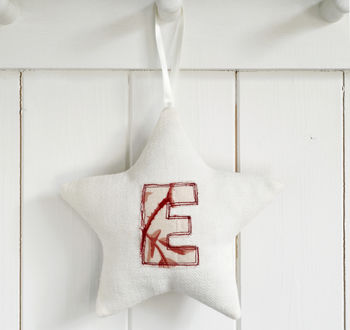 Personalised Embroidered Fabric Star Gift, 9 of 12