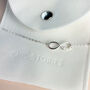 Sterling Silver Infinite Love Charm Bracelet, thumbnail 4 of 5