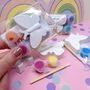 Paint Your Own Butterfly Shape Craft Kit Party Bag Fillers, thumbnail 1 of 5