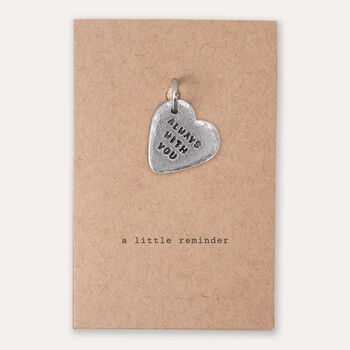 'Always With You' Heart Charm, 3 of 4