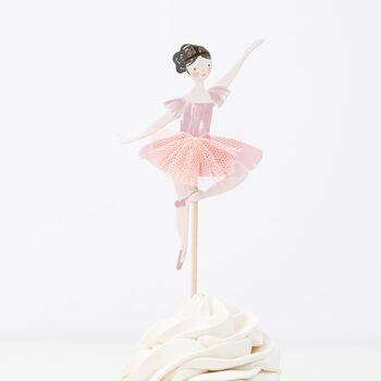 Ballerina Cupcake Kit With 24 Toppers, 8 of 10