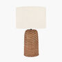 Brown Woven Seagrass Table Lamp, thumbnail 5 of 11