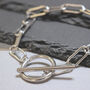 Stainless Steel Link Chain Ot Clasp Bracelet, thumbnail 1 of 8