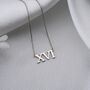Personalised 'Special Date' Roman Numeral Necklace, thumbnail 3 of 8