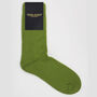 Plain Men's Bed Socks – Green, thumbnail 3 of 3
