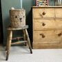 Old Vintage Wooden Stool / Side Table, thumbnail 1 of 4