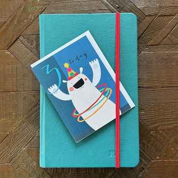 Mini Polar Bear 3rd Birthday Card, 5 of 5
