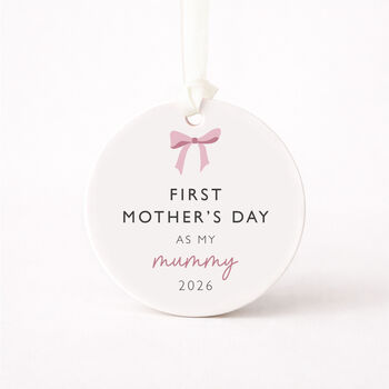 First Mother's Day Ceramic Gift Tag – Custom Keepsake Gift Mothers Day Gift Idea, 5 of 5