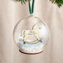 3D Rocking Horse First Christmas Bauble, thumbnail 1 of 3