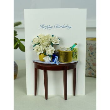 Blue Champagne Personalised Card, 10 of 10