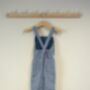Dorothy Dungarees Navy Gingham, thumbnail 2 of 2