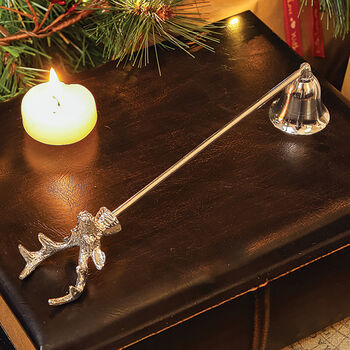 Silver Stag Head Candle Snuffer, 3 of 4