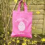 Personalised Happy Easter Egg Hunt Cotton Bag, thumbnail 1 of 3