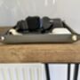 Personalised Grey Leather Valet Tray, thumbnail 6 of 12