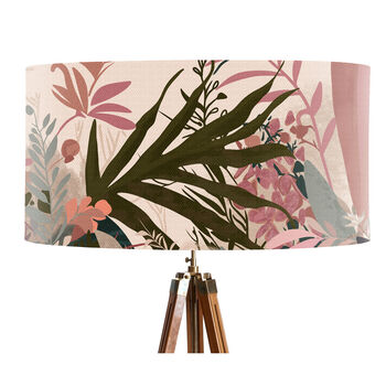 Bright Tropics One Abstract Jungle Tropical Lampshade, 5 of 10