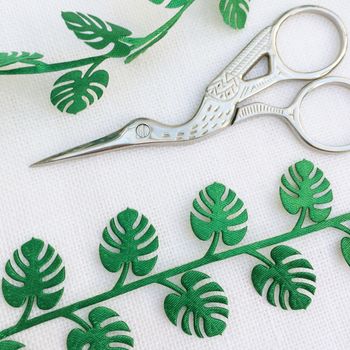 Tropical Leaf, Botanical Ribbon Collection, 2 of 3