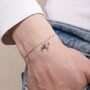 Personalised 3D Pitbull Silver Chain Bracelet, thumbnail 1 of 10