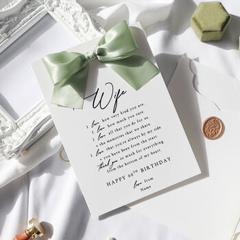 Personalised Birthday Card For Girlfriend Gift For Her, 4 of 10