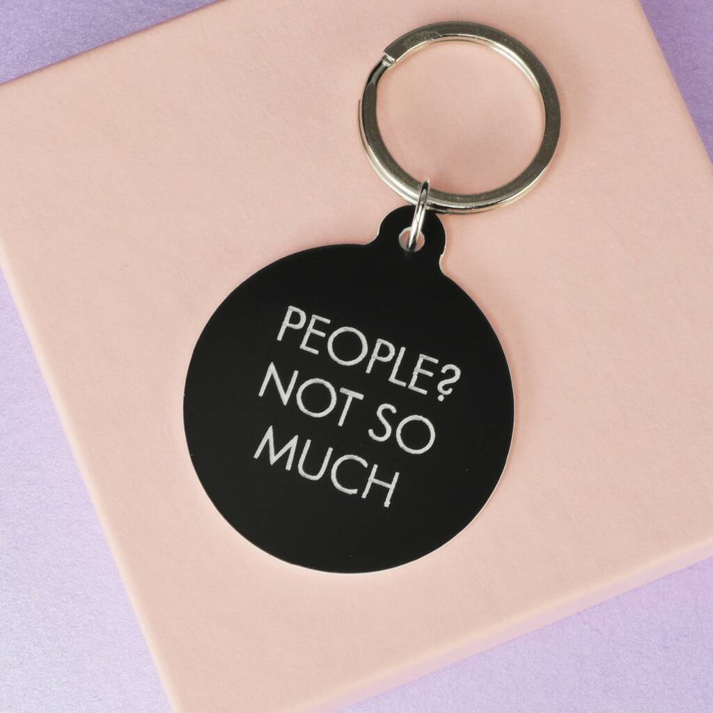 Image of People? Not So Much Keytag