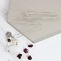 Personalised Heart Necklace With Initial Charm And Birthstone, thumbnail 13 of 13