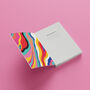 Personalised Custom Name Rainbow Swirl A5 Notebook, thumbnail 4 of 5