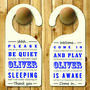 Personalised Baby Door Hanger, thumbnail 1 of 4