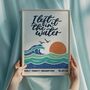 Personalised Coastal Baptism Print, thumbnail 7 of 10