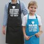 Personalised Daddy And Me Apron Set, thumbnail 6 of 9