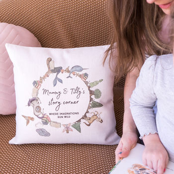Personalised Fairytale Story Time Cushion Cover, 6 of 10