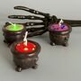 Set Of Three Mini Halloween Cauldron Candles, thumbnail 2 of 4