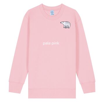 Organic Cotton Embroidered Polar Bear Sweatshirt, 6 of 11