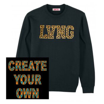 Personalised Letters African Print Jumper, 3 of 10