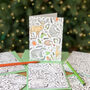 Colouring In Christmas Card Activity Pack Of 12, thumbnail 2 of 9