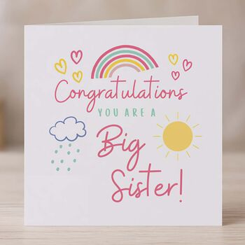 New Big Sister Present And Card, 5 of 12