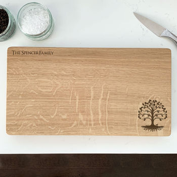 Personalised Wooden Family Tree Chopping Board, 3 of 8