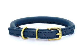 Luxury Soft Rolled Leather Dog Collar, 12 of 12
