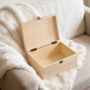 Personalised Cherry Blossom Large Wooden Memory Box, thumbnail 2 of 3
