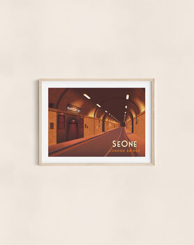 Se One Nightclub London Travel Poster Art Print, 2 of 8