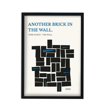 Another Brick In The Wall Giclée Retro Art Print, 2 of 4