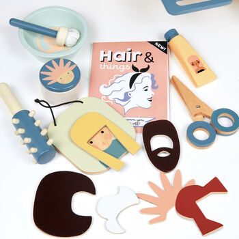 Wooden Toy Hair Salon 3yrs+, 5 of 5