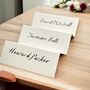 Luxury Gold Edged Handwritten Place Cards, thumbnail 5 of 7