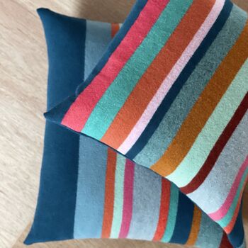 Large 22' Bold Contrasting Stripe Cushions, 3 of 8