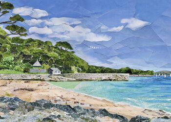 Flushing Beach, Cornwall Art Print, 2 of 2
