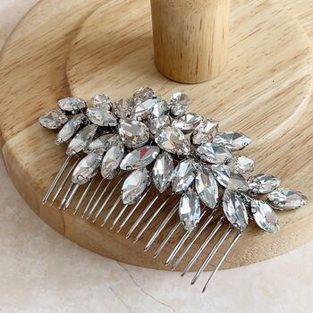 Clear Crystal Hair Comb, 3 of 6