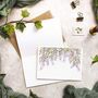 Lilac Wisteria Thank You Cards And Envelopes, thumbnail 6 of 7