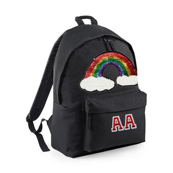 Personalised Reversible Sequin Rainbow Backpack, 7 of 11